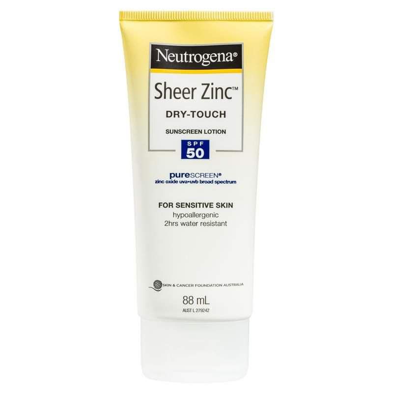 Kem chống nắng Neutrogena Sheer Zinc Dry Touch SPF 50 88ml