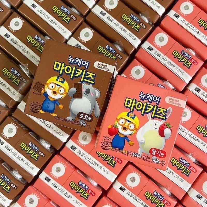 Sữa nước PORORO tăng chiều cao và cân nặng cho bé