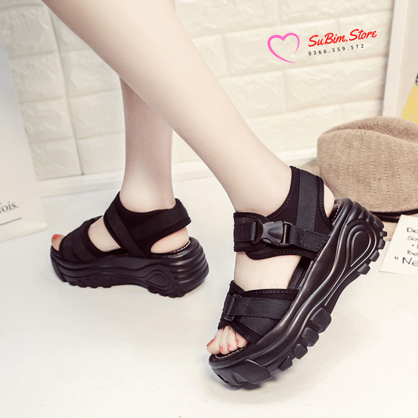 Sandal Thể Thao Quai Cài Bấm TÁCH Đế Bánh Mỳ 5p Thời Trang – SuBim.Store – Đế bánh mỳ 5p