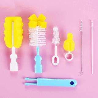 Bộ 6 Dụng Cụ Vệ Sinh Bình Sữa Cho Bé