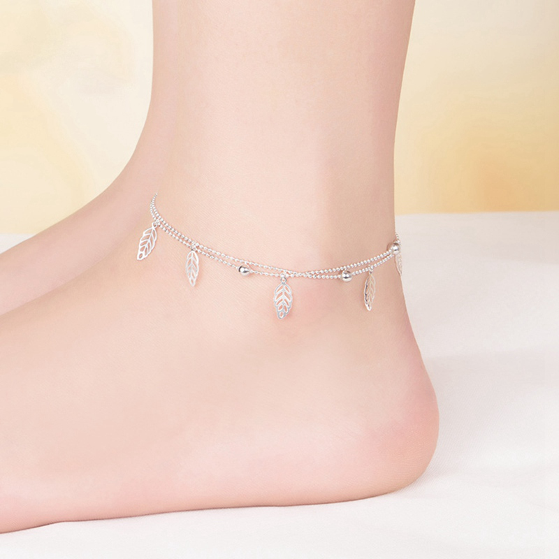 Lắc Chân Mạ Bạc 925 Hình Ngôi Sao Xinh Xắn