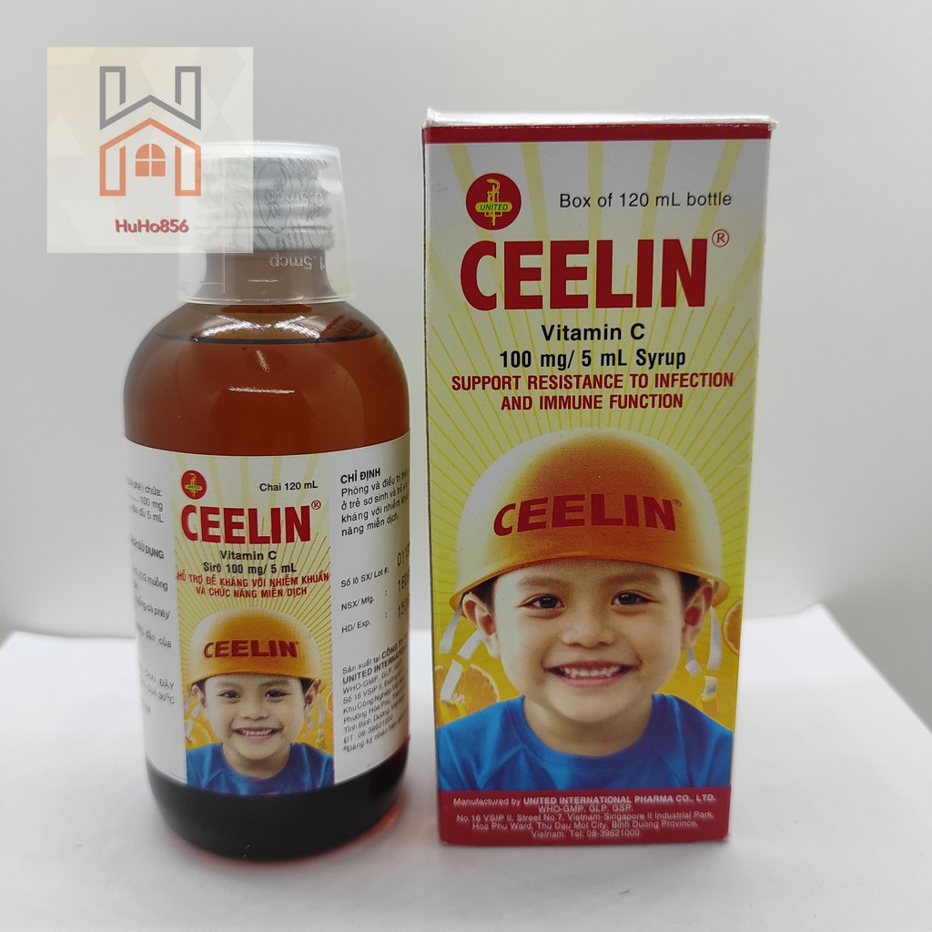 Ceelin Siro Vitamin C tăng sức đề kháng với nhiễm khuẩn