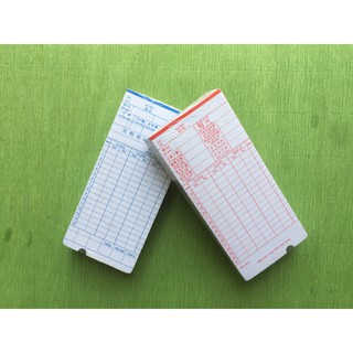 Bộ 500 thẻ chấm công bằng giấy loại dày – Hoa Việt