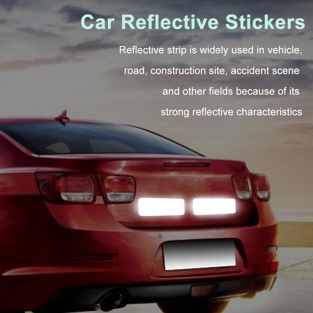 10 miếng dán phản quang cảnh báo an toàn cho xe hơi