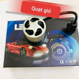 ĐÈN PHA LED C6 3 TIM LED H4 (GIÁ 1 BÓNG)