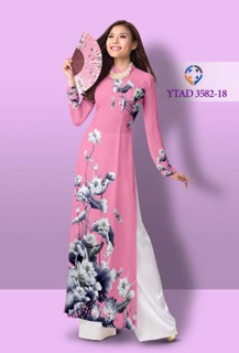 Vải áo dài in 3D order 1 tuần