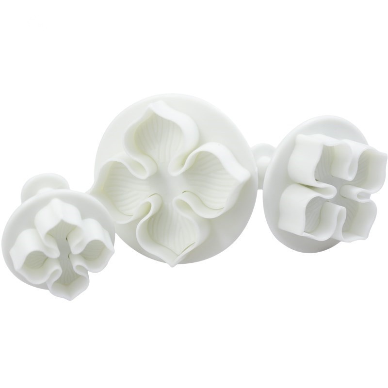 Set 3 Khuôn Cắt Kẹo Mềm Trang Trí Bánh Tạo Hình Hoa Cẩm Tú Cầu