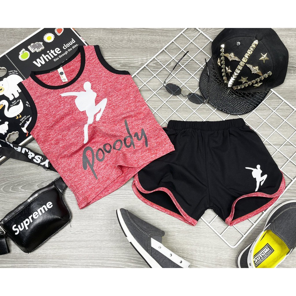 Set thun thể thao POOODY cho bé trai