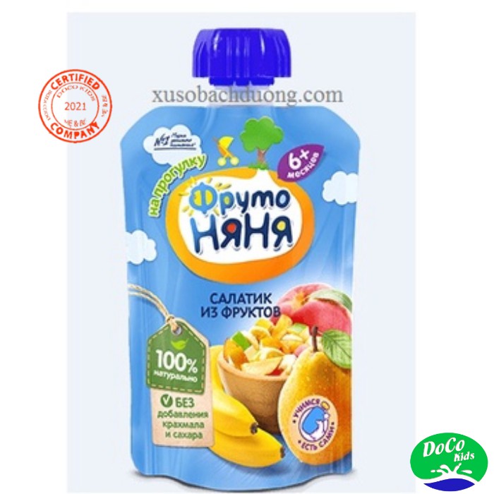 Hoa quả nghiền fruto nga, các vị, cho bé từ 4 tháng trở lên - ảnh sản phẩm 6