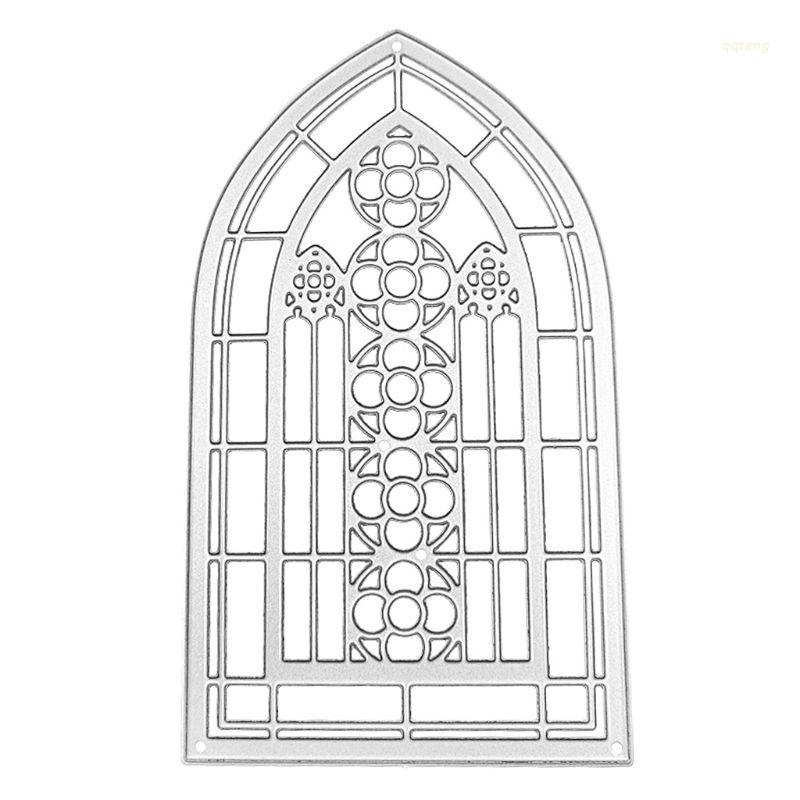 QQ Khuôn Cắt Giấy Kim Loại DIY Hình Cửa Sổ Độc Đáo