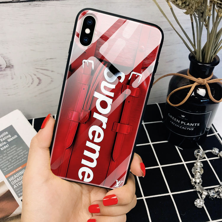 Ốp Điện Thoại Ip 12 Hình Supreme_Màu Đỏ Đẹp Quý Phái MYCASE Iphone 7/7Plus/8/8Plus/X/Xs/Xs Max/11/11 Promax/12/12 Promax