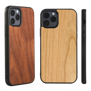 Ốp Gỗ Sang Trọng Cho iPhone 13 Pro Max 14 15 16 Plus 17 Air 12 11 ProMax Silicone Edge + PC Ốp điện thoại Cứng Cho iPhone XS Max XR X 7 8 Plus SE 2020