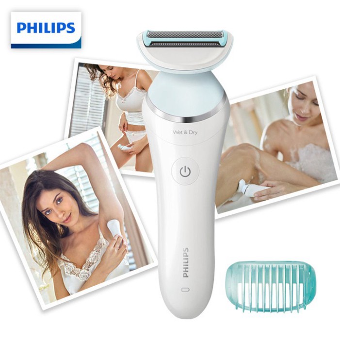 Máy làm sạch lông dùng cho nữ Philips BRL130/00 sử dụng không dây - Bảo hành 12 tháng