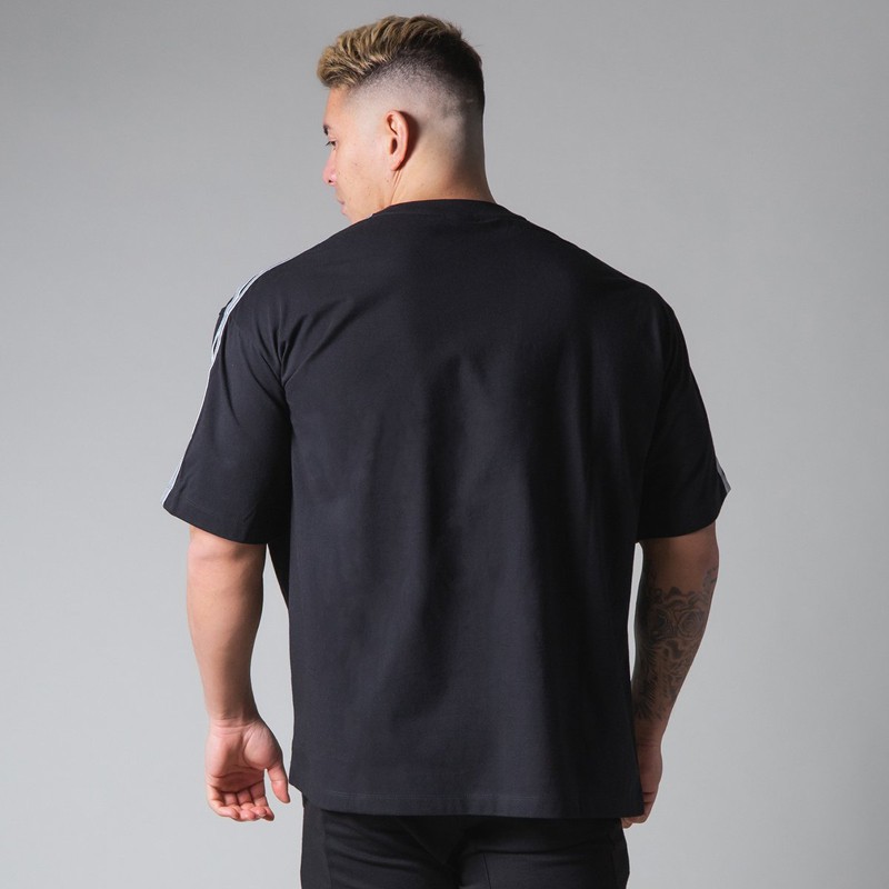 Áo Thun Cotton Cổ Tròn Ngắn Tay Kẻ Sọc Thời Trang Thể Thao Sành Điệu M-3XL