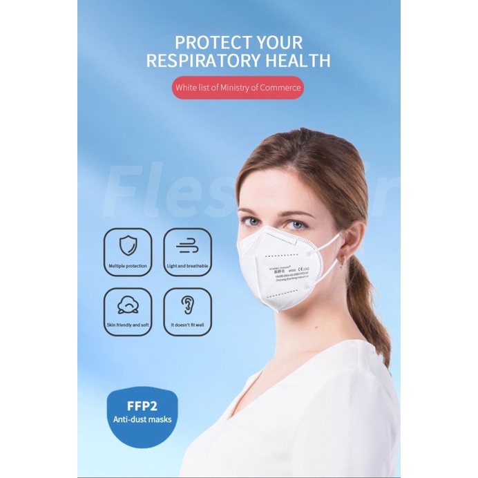 [Hàng mới về] Khẩu trang KN95 thiết kế 5 lớp bảo vệ chất lượng cao  | BigBuy360 - bigbuy360.vn