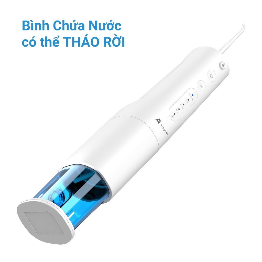 Máy tăm nước oral irrigator MOCATO M809 tăm nước cầm tay công nghệ sóng âm SONO độc quyền Nhật Bản