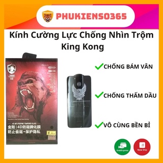 [ Đã có ip12/13 ] Kính cường lực chống nhìn trộm King Kong 🦍 ✔️ Hàng chính hãng ✔️ Kính iPhone