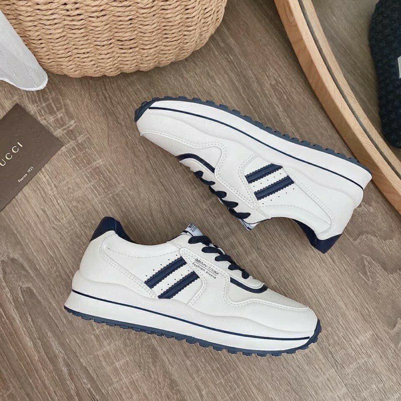 Giày thể thao nữ đế thấp 2 sọc, Giày nữ M6 phong cách Hàn Quốc siêu hot | BigBuy360 - bigbuy360.vn