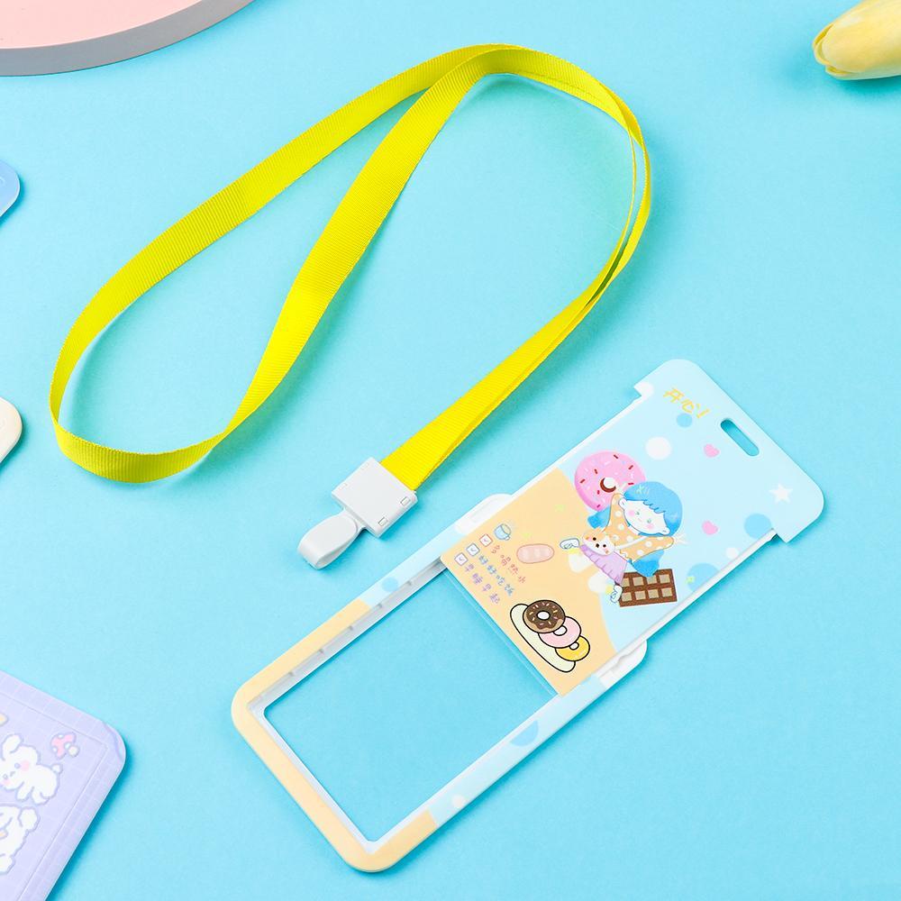 LAYOR1 Giá Đỡ Thẻ Tên Đa Năng Họa Tiết Hoạt Hình Xinh Xắn