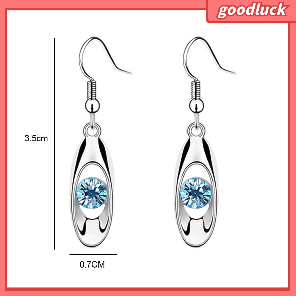 Bông Tai HợP Kim HìNh GiọT NướC ĐíNh Đá Sang TrọNg