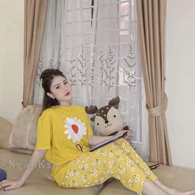 Bộ cộc tay hoạ tiết