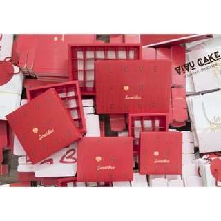Hộp socola sweetbox đỏ 9 viên 12 viên 16 viên 24 viên