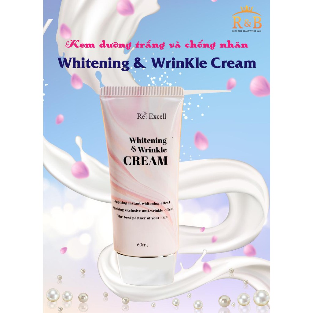 Chính Hãng:Kem_dưỡng_trắng #chống_nhăn #nâng_tone Whitening & WrinKle Cream