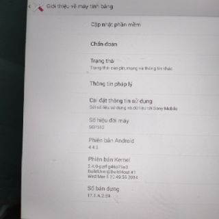Sony tablet Z2 only Wifi