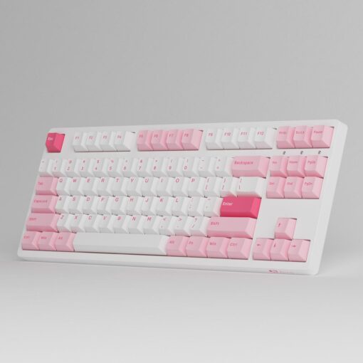 Bàn Phím Cơ Máy Tính Có Dây - AKKO 3087 Plus Black & Cyan / Prunus Lannesiana /Phiên Bản Mới 2022