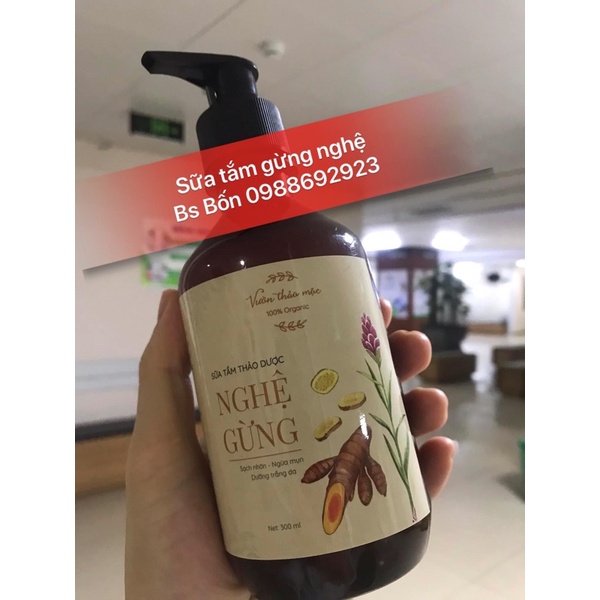 sữa tắm gừng nghệ. 300ml