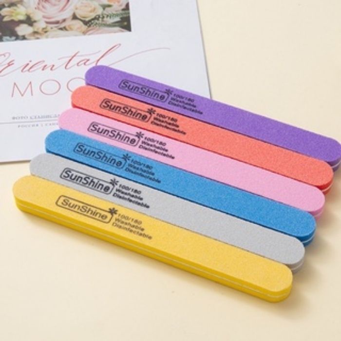 Dũa làm bóng móng 2 mặt Sunshine (1 nhám 1 mịn) 17.8*2*1.2 cm