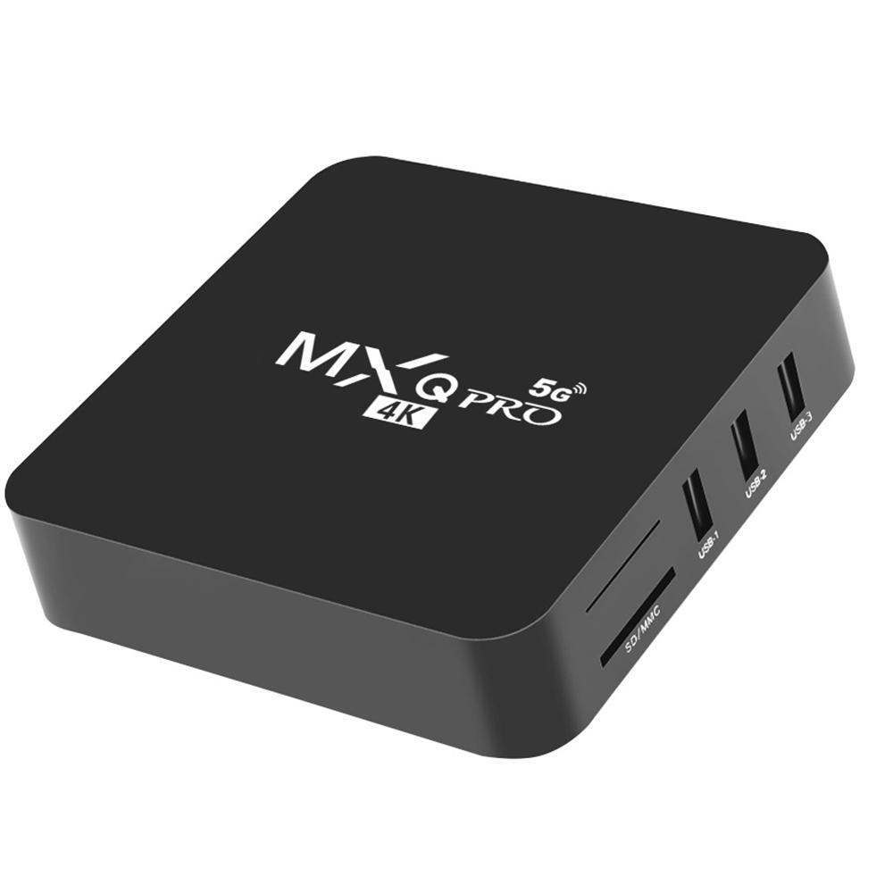 Đầu TV Box 4K Băng Tần KéP WiFi 2.4G / 5G WiFi MXQ Pro KèM Phụ KiệN
