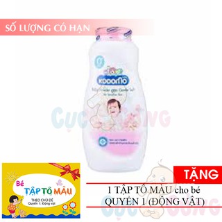 Phấn dưỡng ẩm cho trẻ kodomo 400g - gentle soft tặng 1 quyển tô màu