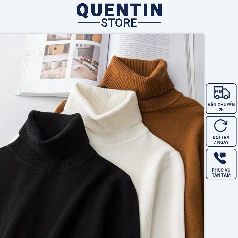 Áo len nam cổ lọ dài tay đẹp thời trang nam cao cấp QUENTIN AL59 - Hàng mới về