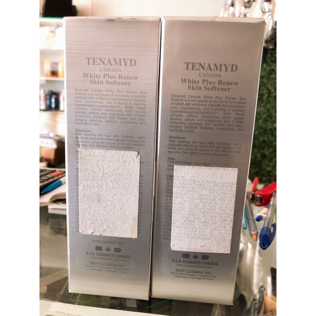  Nước dưỡng trắng, làm mềm da Tenamyd White Plus Renew Skin Softener 