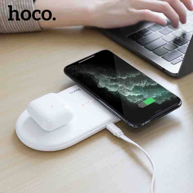 Đế sạc nhanh không dây HOCO. CW23 18w cao cấp chuyên dụng cho 11 / 11 pro