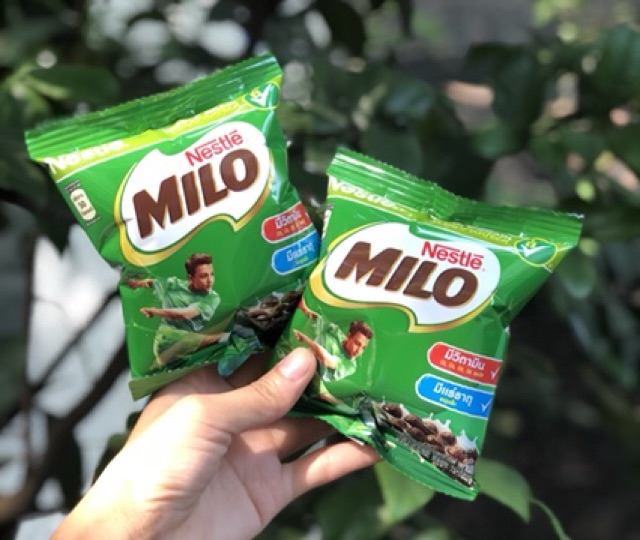 1 bịch ngũ cốc ăn sáng Nestle milo 12 gói