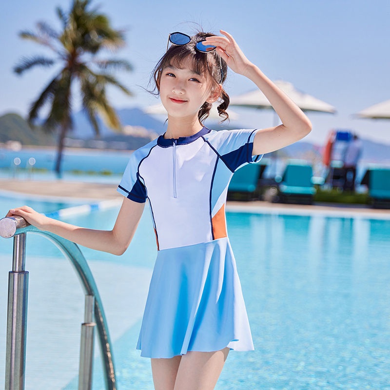 Bộ Đồ Bơi Chống Nắng Mau Khô Thời Trang Dành Cho Bé Gái