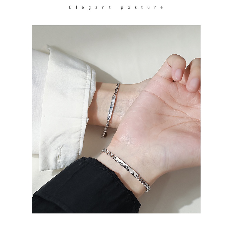 YeYi Wushan Canghai Vòng Tay Cặp Đôi Cảm Giác Cao Chạm Khắc Nhân Vật Thời Trang Cho Nam Nữ