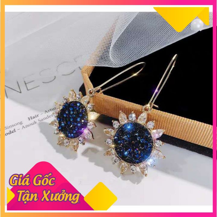 Bông Tai Hình Mặt Trời⚡FREE SHIP⚡Chất Liệu Hợp Kim Cao Cấp Phong Cách Hàn Quốc B009