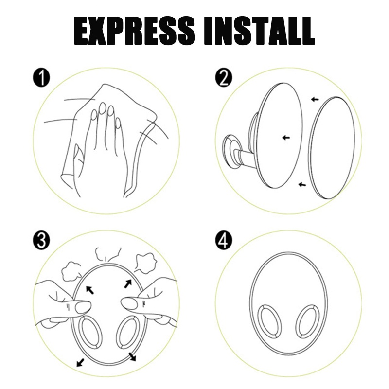 Set 2 Móc Nhựa Treo Phích Cắm Gắn Tường Đa Năng Dễ Lắp Đặt