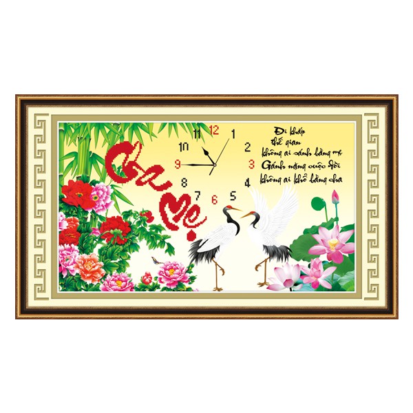 Tranh thêu Cha Mẹ ms 56725