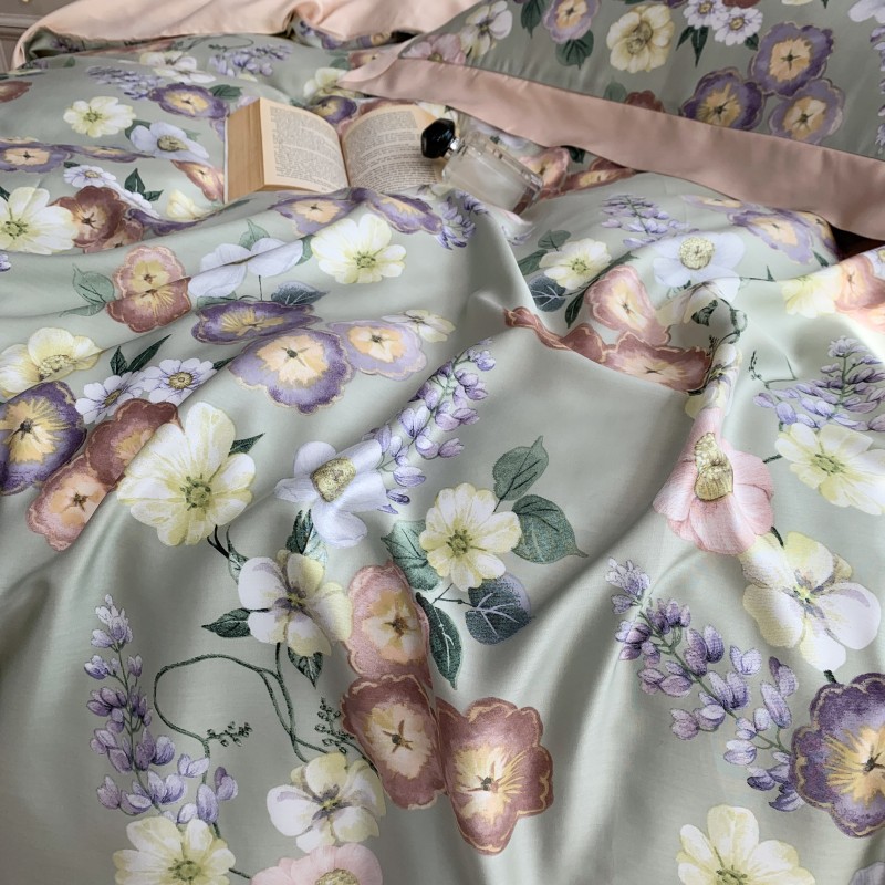 Vải lụa tencel 60s khổ 2m5, chuyên dùng may ga gối