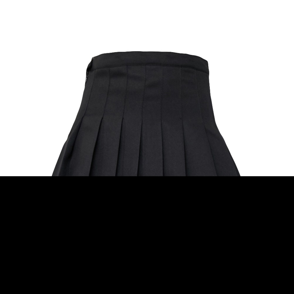 Chân Váy Tennis Mini Lưng Cao Màu Trơn Thời Trang