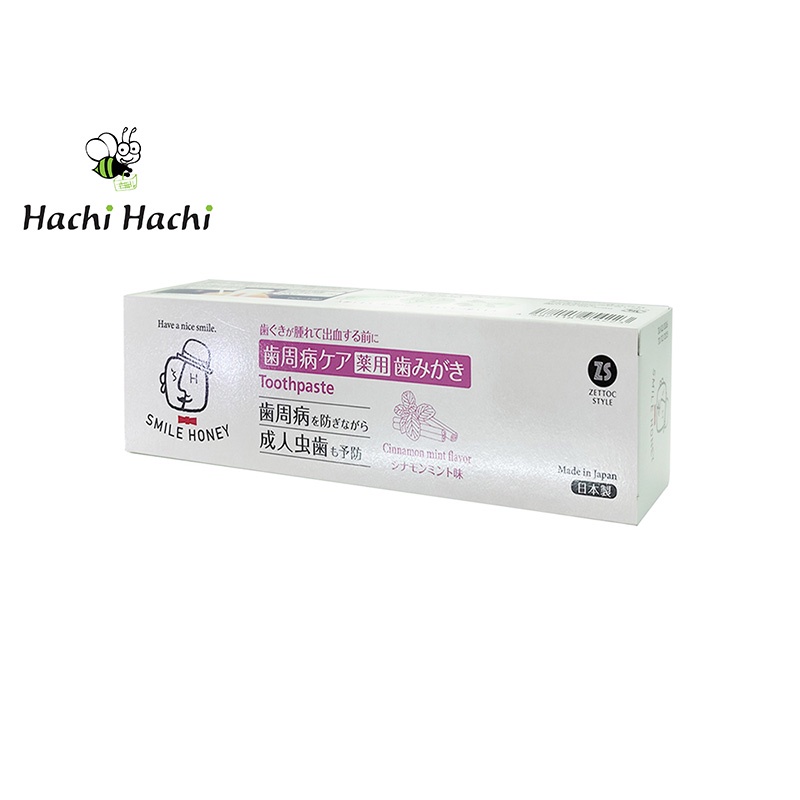 Kem đánh răng Nippon Zettoc vị quế bạc hà 120g - Hachi Hachi Japan Shop