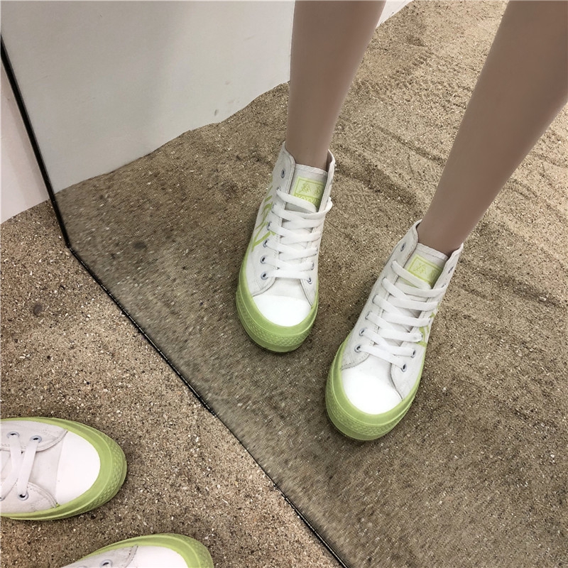 Giày Thể Thao Vải Thời Trang Dạo Phố Năng Động Dành Cho Nữ