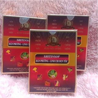 Dầu gội đen tóc Shitinsof Hán Phương Linh Chi (Hộp 3 gói)