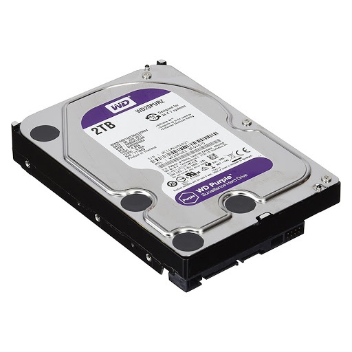 Ổ cứng Western 2Tb  tím chuyên dụng cho hệ thống camera WD PURPLE 2TB Hàng chính hãng, giá tốt {ctyhuytran}