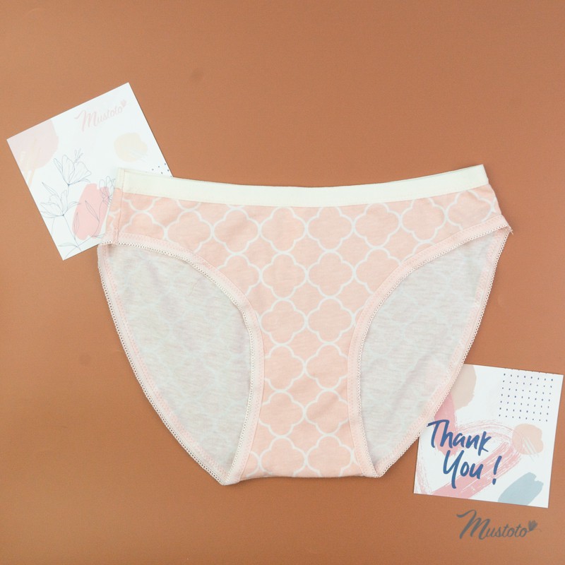 Quần Lót nữ Cotton Organic Lưng Vừa Thoải Mái Daphne (Mustoto MQ15) | BigBuy360 - bigbuy360.vn
