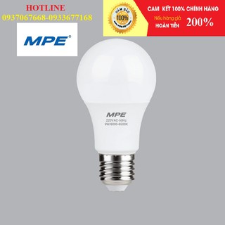 ĐÈN LED BUP TRÒN MPE 9W-ĐÈN LED BÚP MPE 9W